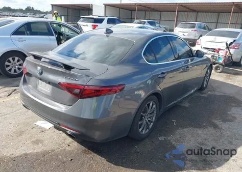 2017 Alfa Romeo Giulia Rwd from USA, damaged, VIN ZARFAEBN3H7551867